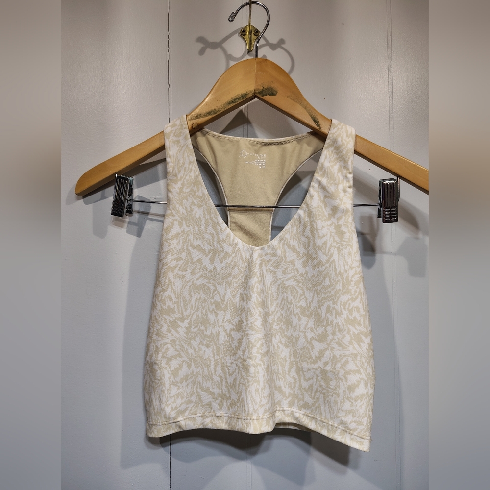 OFFLINE by Aerie Sports Bra Cream Size Medium